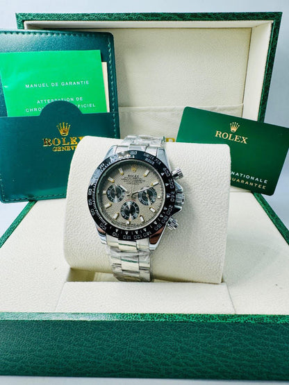 Luxury Men's Chronograph Watch | Premium Stainless Steel Watch