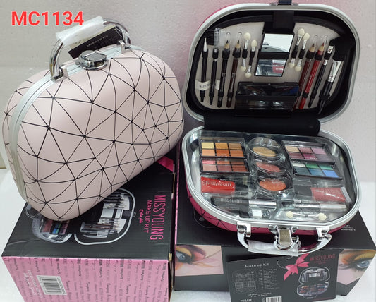 Miss Young Trendy Quilted Texture Hard Vanity Box MC1134