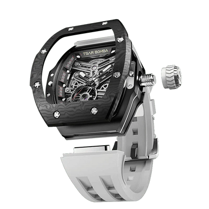 TSAR BOMBA TB8218 Luxury Skeleton Automatic Watch for Men