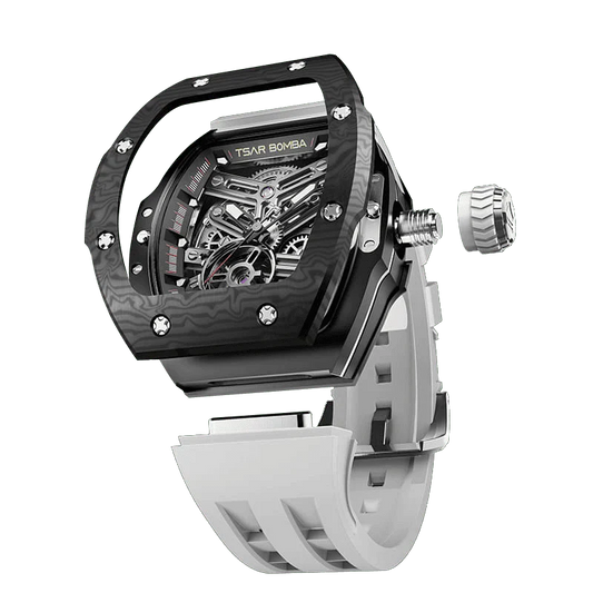 TSAR BOMBA TB8218 Luxury Skeleton Automatic Watch for Men