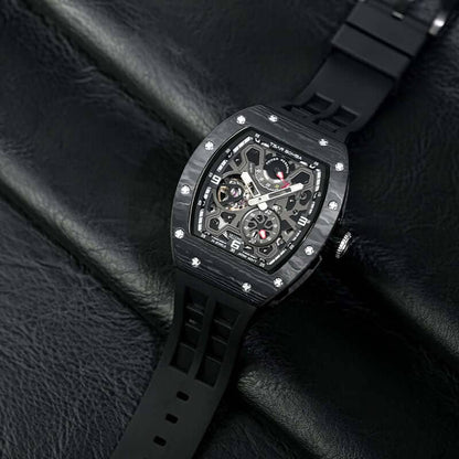 TSAR BOMBA TB8218 Luxury Skeleton Automatic Watch for Men