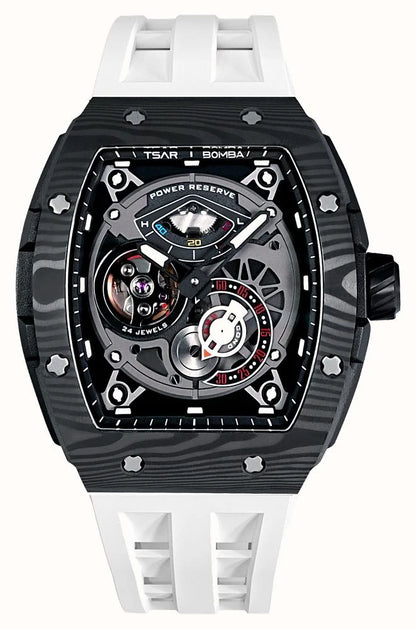 TSAR BOMBA TB8218 Luxury Skeleton Automatic Watch for Men